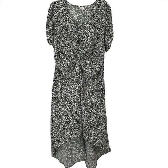 Target Dresses & Skirts - New Day Target Women Short Sleeve Floral Maxi Dress Work Office Career Size XXL